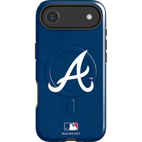MLB Atlanta Braves - Solid Distressed iPhone 17 Air Magsafe Impact Case