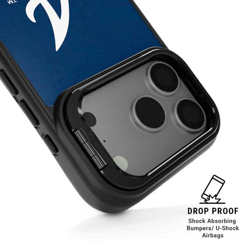 MLB Atlanta Braves - Solid Distressed iPhone 17 Pro Kickstand Case