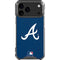 MLB Atlanta Braves - Solid Distressed iPhone 17 Pro Max Clear Case