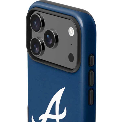 MLB Atlanta Braves - Solid Distressed iPhone 17 Pro Max Impact Case