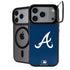 MLB Atlanta Braves - Solid Distressed iPhone 17 Pro Max Kickstand Case