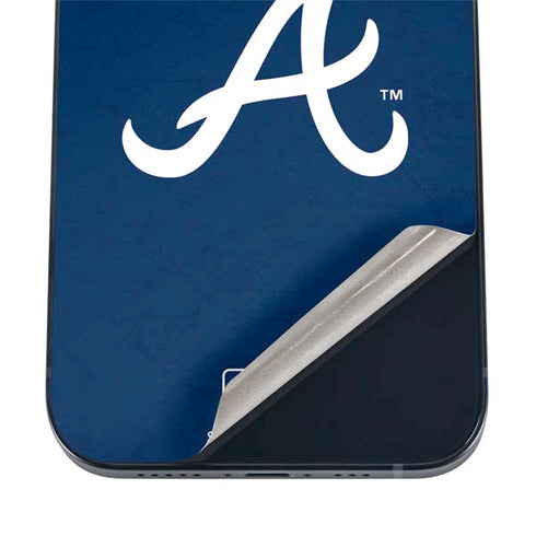 MLB Atlanta Braves - Solid Distressed iPhone 17 Pro Skin