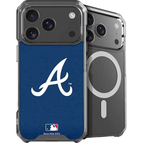 MLB Atlanta Braves - Solid Distressed iPhone 18 Pro MagSafe Case