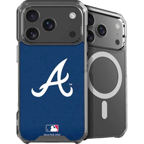 MLB Atlanta Braves - Solid Distressed iPhone 18 Pro Max MagSafe Case