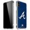 MLB Atlanta Braves - Solid Distressed iPhone X/XS Clear Case