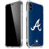 MLB Atlanta Braves - Solid Distressed iPhone X/XS Clear Case