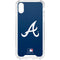 MLB Atlanta Braves - Solid Distressed iPhone XS Clear Case