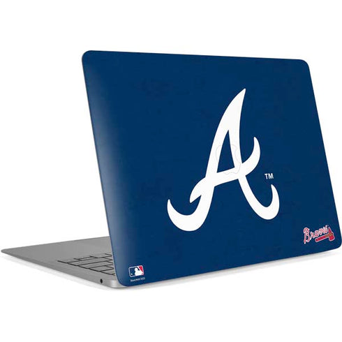 MLB Atlanta Braves - Solid Distressed Apple MacBook Air Skin