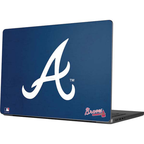 MLB Atlanta Braves - Solid Distressed Apple MacBook Pro 14-inch Skin