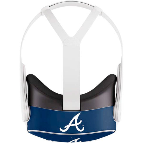 MLB Atlanta Braves - Solid Distressed Meta Quest 3S Skin
