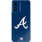 MLB Atlanta Braves - Solid Distressed Moto G Play 4G (2024) Skin