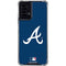MLB Atlanta Braves - Solid Distressed Moto G Power 5G (2024) Clear Case