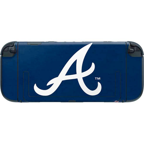 MLB Atlanta Braves - Solid Distressed Nintendo Switch 2 (2025) with Joy-Con Skin