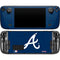 MLB Atlanta Braves - Solid Distressed Steam Deck Handheld Gaming Computer OLED Skin