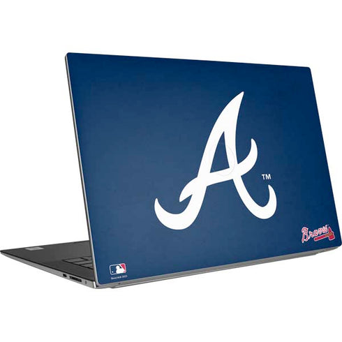 MLB Atlanta Braves - Solid Distressed Dell XPS Skin