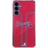 MLB Atlanta Braves Alternate/Away Jersey Galaxy A55 5G Clear Case