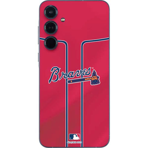 MLB Atlanta Braves Alternate/Away Jersey Galaxy A55 5G Skin