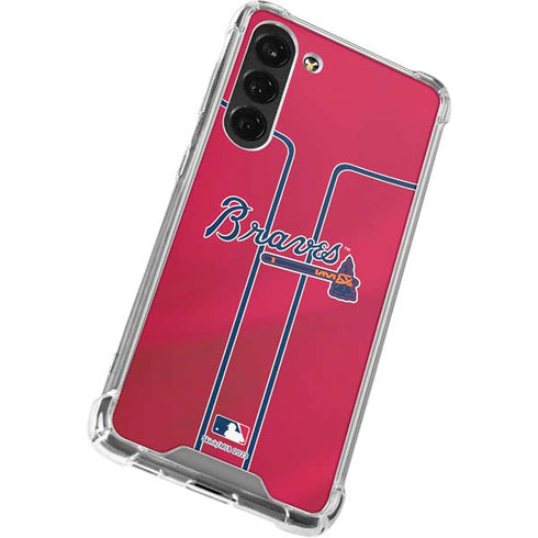 MLB Atlanta Braves Alternate/Away Jersey Galaxy S24 FE Clear Case