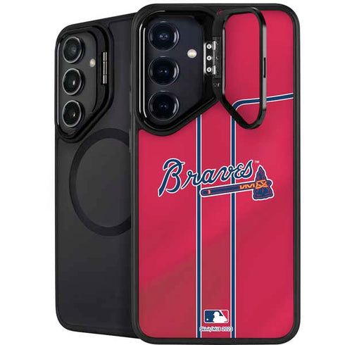MLB Atlanta Braves Alternate/Away Jersey Galaxy S25 Kickstand Case