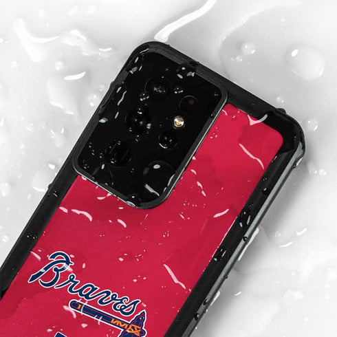 MLB Atlanta Braves Alternate/Away Jersey Galaxy S24 Ultra Waterproof Case