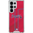 MLB Atlanta Braves Alternate/Away Jersey Galaxy S26 Ultra Clear Case