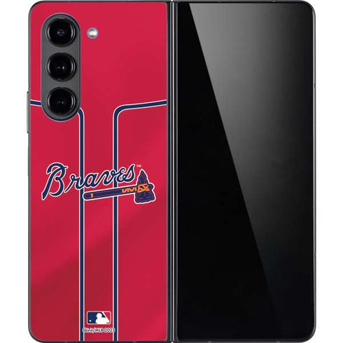MLB Atlanta Braves Alternate/Away Jersey Galaxy Z Fold5 5G Skin