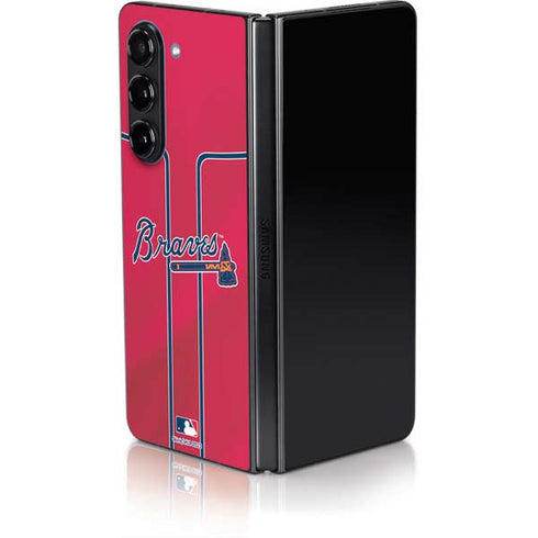 MLB Atlanta Braves Alternate/Away Jersey Galaxy Z Fold5 5G Skin