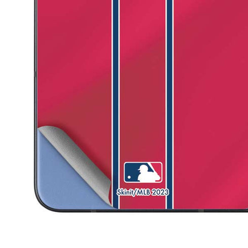 MLB Atlanta Braves Alternate/Away Jersey Galaxy Z Fold5 5G Skin