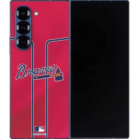 MLB Atlanta Braves Alternate/Away Jersey Galaxy Z Fold6 Skin