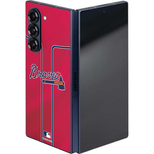 MLB Atlanta Braves Alternate/Away Jersey Galaxy Z Fold6 Skin
