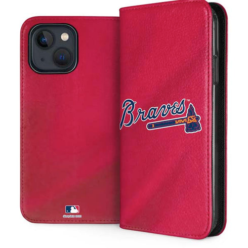 MLB Atlanta Braves Alternate/Away Jersey iPhone 15 Plus Folio Case