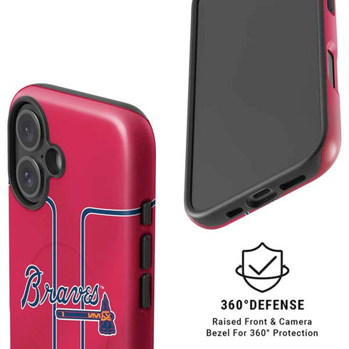 MLB Atlanta Braves Alternate/Away Jersey iPhone 16 Magsafe Impact Case