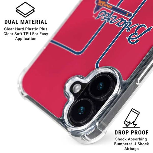 MLB Atlanta Braves Alternate/Away Jersey iPhone 16 Plus MagSafe Case