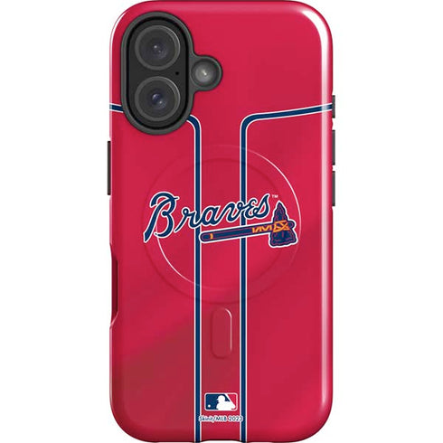 MLB Atlanta Braves Alternate/Away Jersey iPhone 16 Plus Magsafe Impact Case