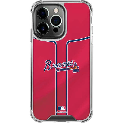 MLB Atlanta Braves Alternate/Away Jersey iPhone 16 Pro Clear Case