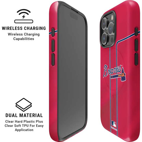 MLB Atlanta Braves Alternate/Away Jersey iPhone 16 Pro Magsafe Impact Case
