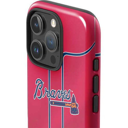 MLB Atlanta Braves Alternate/Away Jersey iPhone 16 Pro Max Impact Case