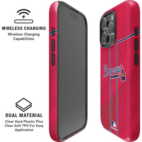 MLB Atlanta Braves Alternate/Away Jersey iPhone 16 Pro Max Magsafe Impact Case