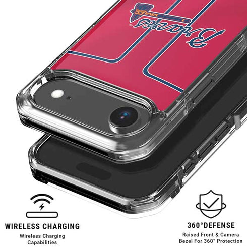 MLB Atlanta Braves Alternate/Away Jersey iPhone 17 Air Clear Case