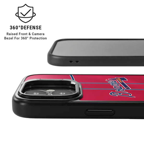 MLB Atlanta Braves Alternate/Away Jersey iPhone 17 Kickstand Case