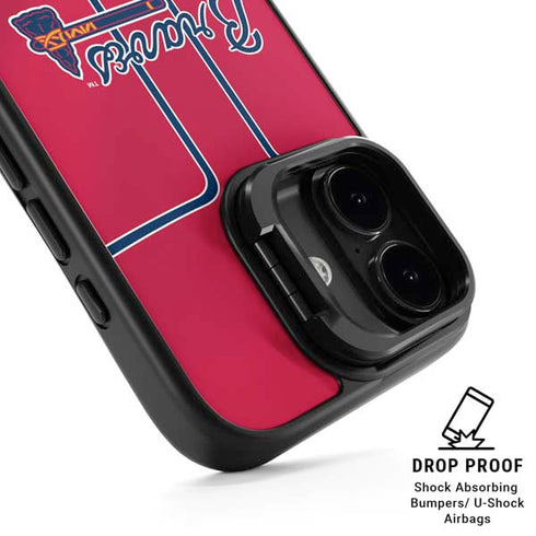 MLB Atlanta Braves Alternate/Away Jersey iPhone 17 Kickstand Case