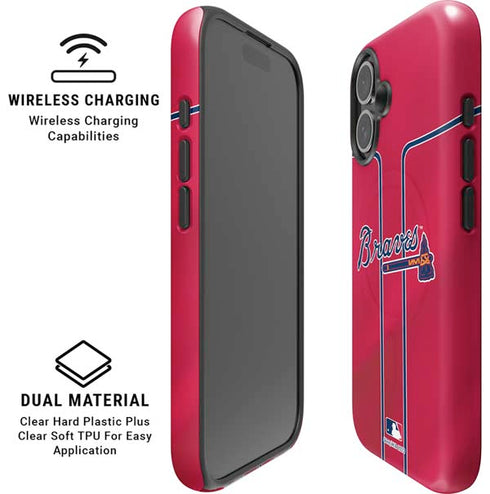 MLB Atlanta Braves Alternate/Away Jersey iPhone 17 Magsafe Impact Case
