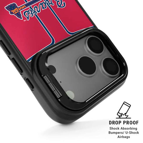 MLB Atlanta Braves Alternate/Away Jersey iPhone 17 Pro Kickstand Case