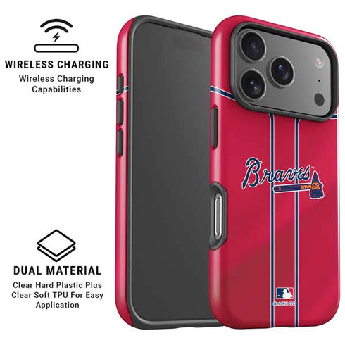 MLB Atlanta Braves Alternate/Away Jersey iPhone 17 Pro Magsafe Impact Case