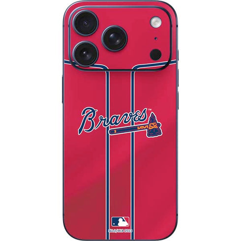 MLB Atlanta Braves Alternate/Away Jersey iPhone 17 Pro Max Skin