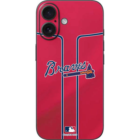 MLB Atlanta Braves Alternate/Away Jersey iPhone 17 Skin
