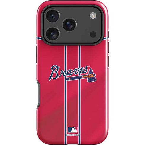 MLB Atlanta Braves Alternate/Away Jersey iPhone 18 Pro Impact Case