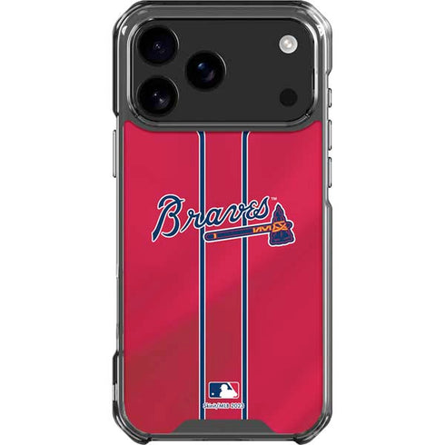 MLB Atlanta Braves Alternate/Away Jersey iPhone 18 Pro Max Clear Case