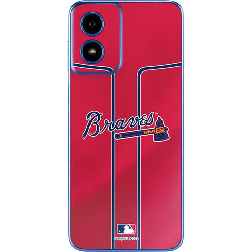 MLB Atlanta Braves Alternate/Away Jersey Moto G Play 4G (2024) Skin