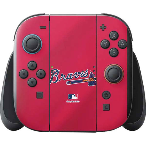 MLB Atlanta Braves Alternate/Away Jersey Nintendo Switch 2 (2025) with Joy-Con Skin